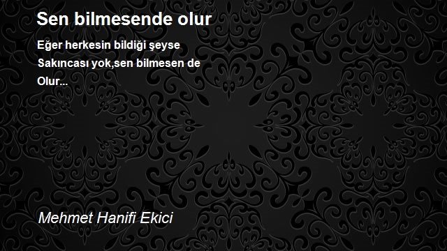 Mehmet Hanifi Ekici