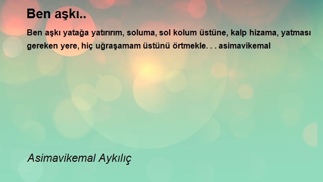 Asimavikemal Aykılıç