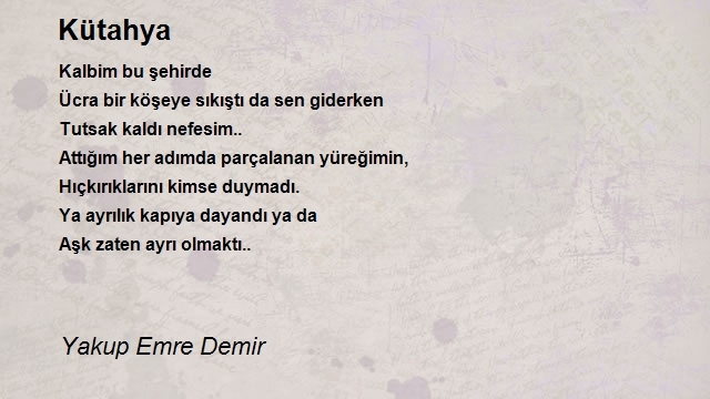 Yakup Emre Demir