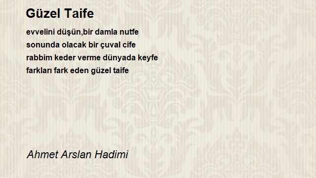 Ahmet Arslan Hadimi