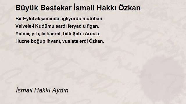 İsmail Hakkı Aydın