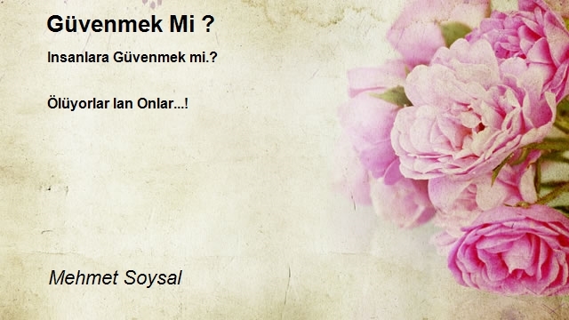 Mehmet Soysal