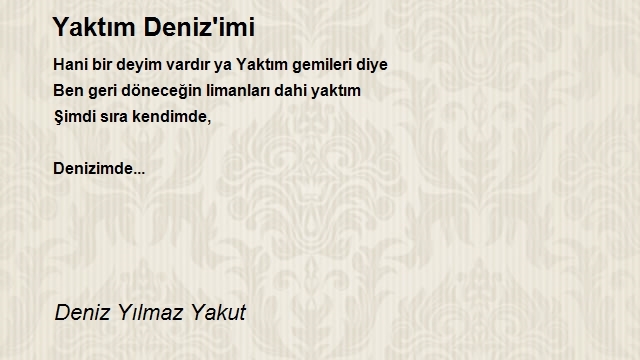 Deniz Yılmaz Yakut