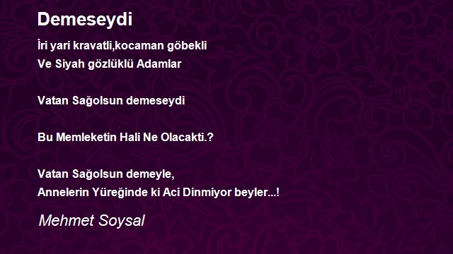 Mehmet Soysal