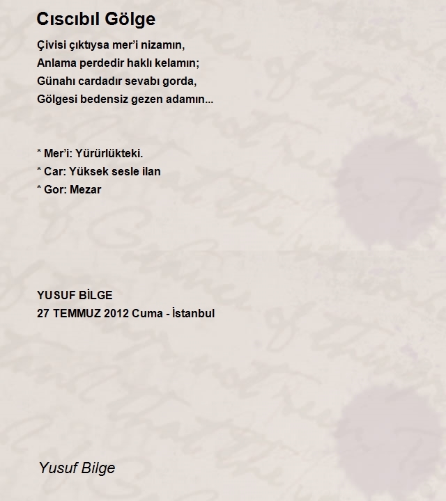 Yusuf Bilge