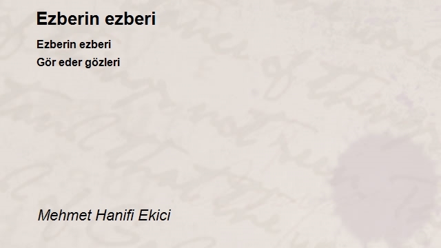 Mehmet Hanifi Ekici