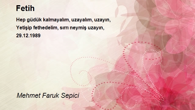 Mehmet Faruk Sepici