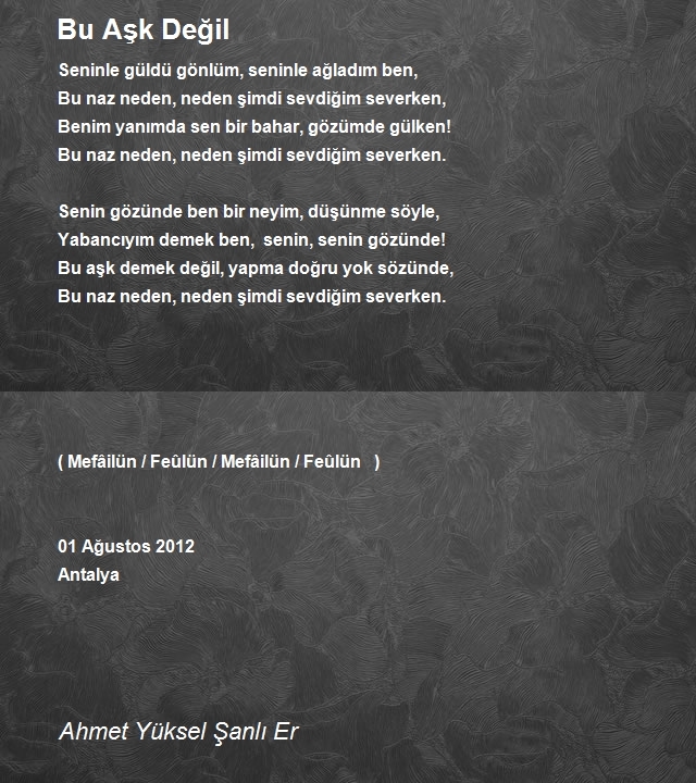 Ahmet Yüksel Şanlı Er