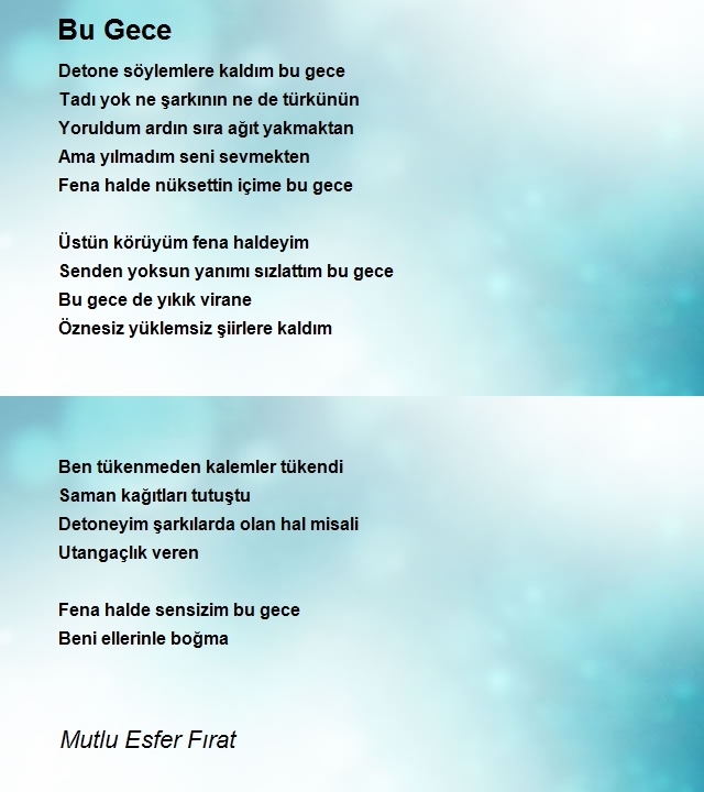 Mutlu Esfer Fırat