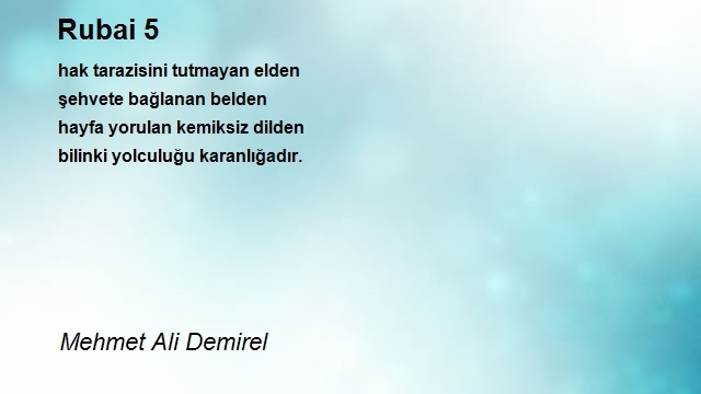 Mehmet Ali Demirel