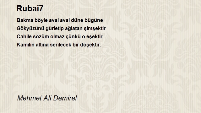 Mehmet Ali Demirel