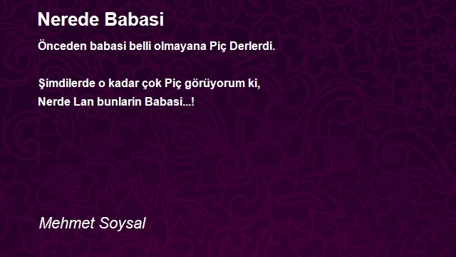 Mehmet Soysal