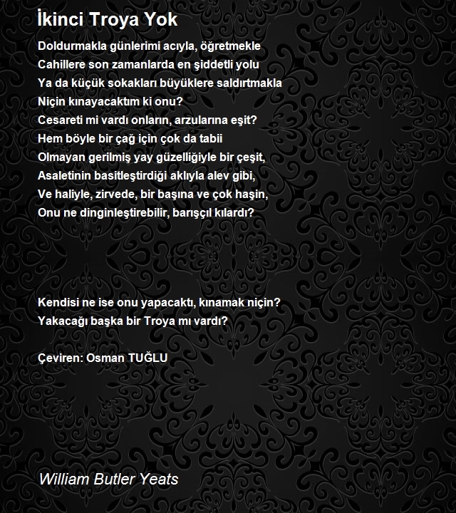 William Butler Yeats