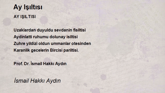 İsmail Hakkı Aydın