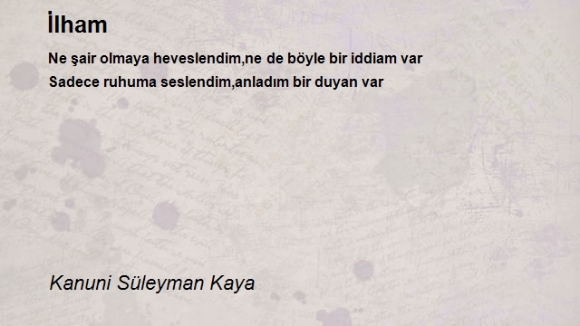 Kanuni Süleyman Kaya