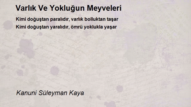 Kanuni Süleyman Kaya