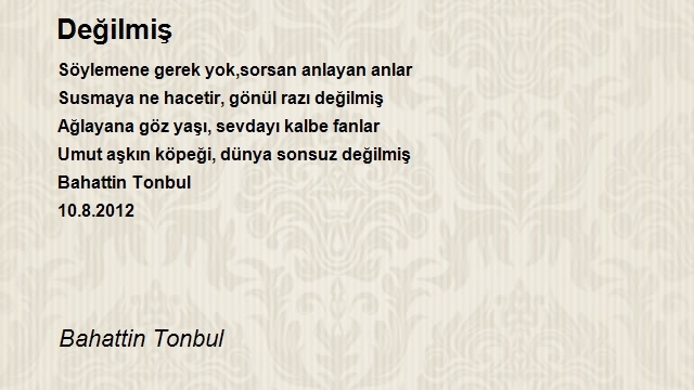 Bahattin Tonbul