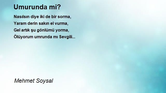 Mehmet Soysal