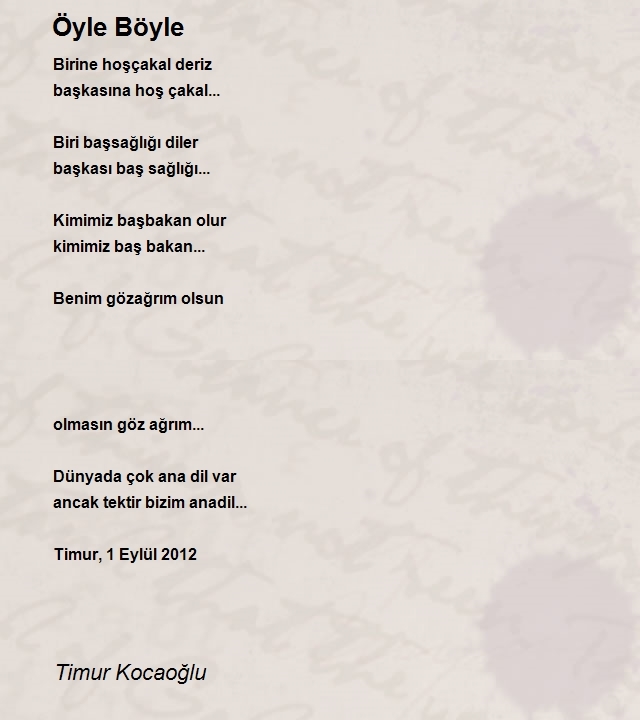 Timur Kocaoğlu