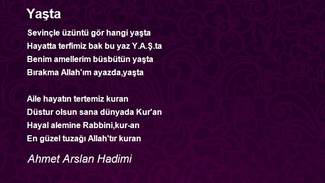 Ahmet Arslan Hadimi