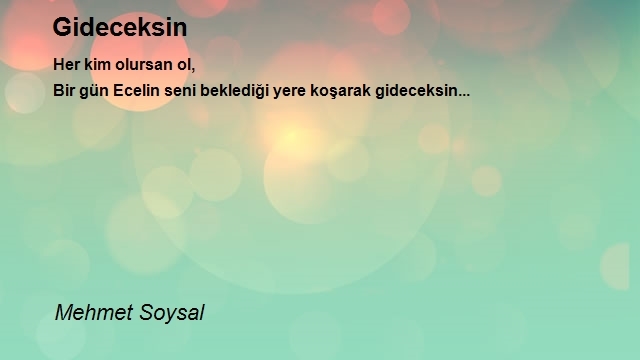 Mehmet Soysal