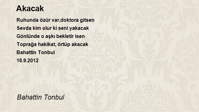 Bahattin Tonbul