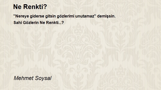 Mehmet Soysal