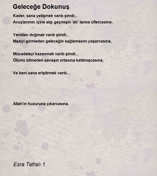 Esra Tafralı 1