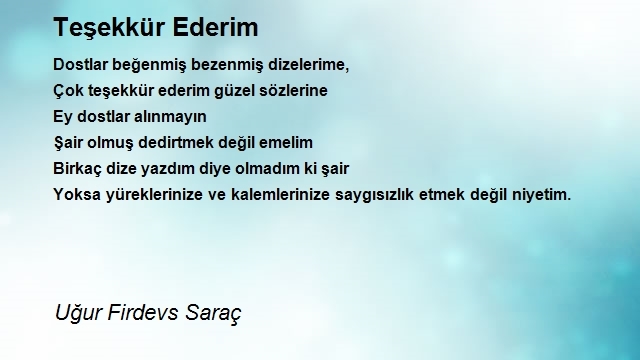 Uğur Firdevs Saraç