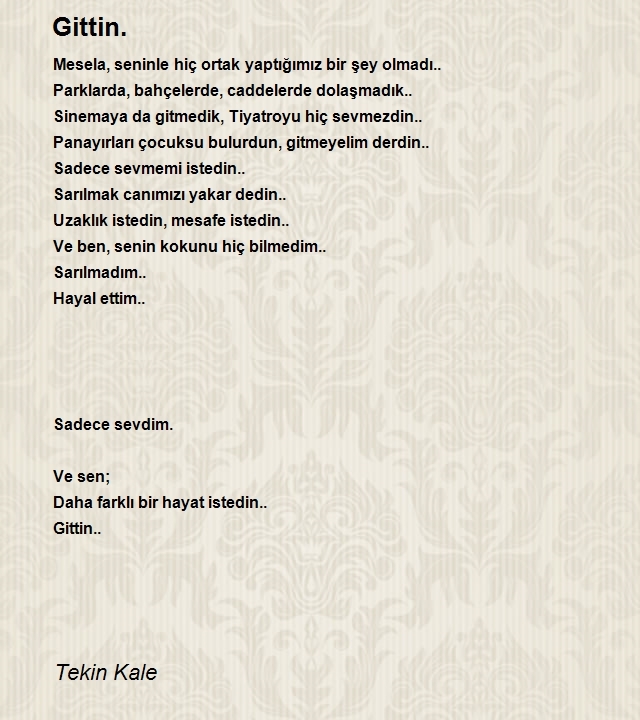 Tekin Kale