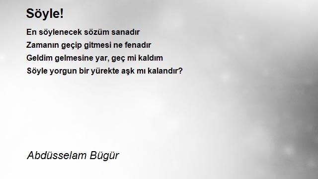 Abdüsselam Bügür