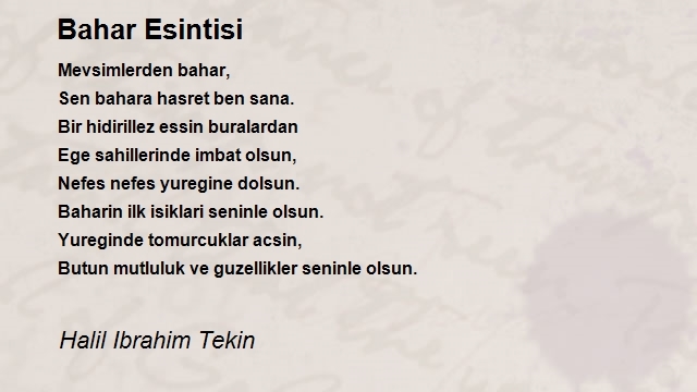 Halil Ibrahim Tekin