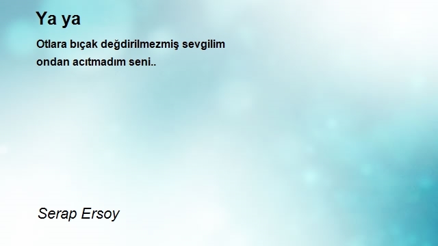 Serap Ersoy