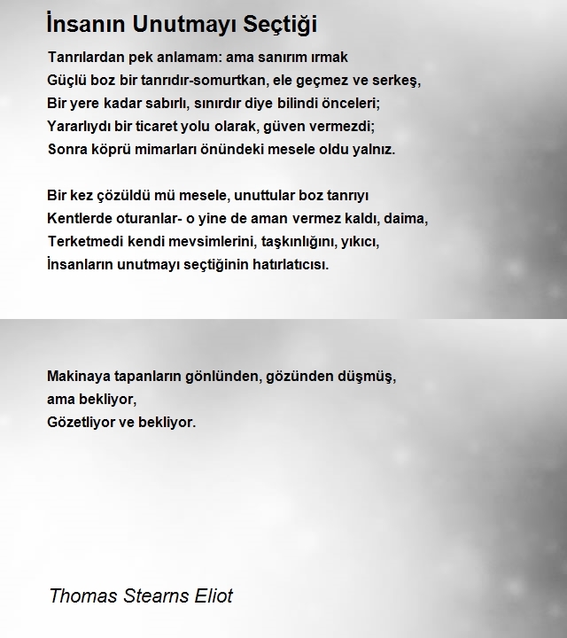 Thomas Stearns Eliot