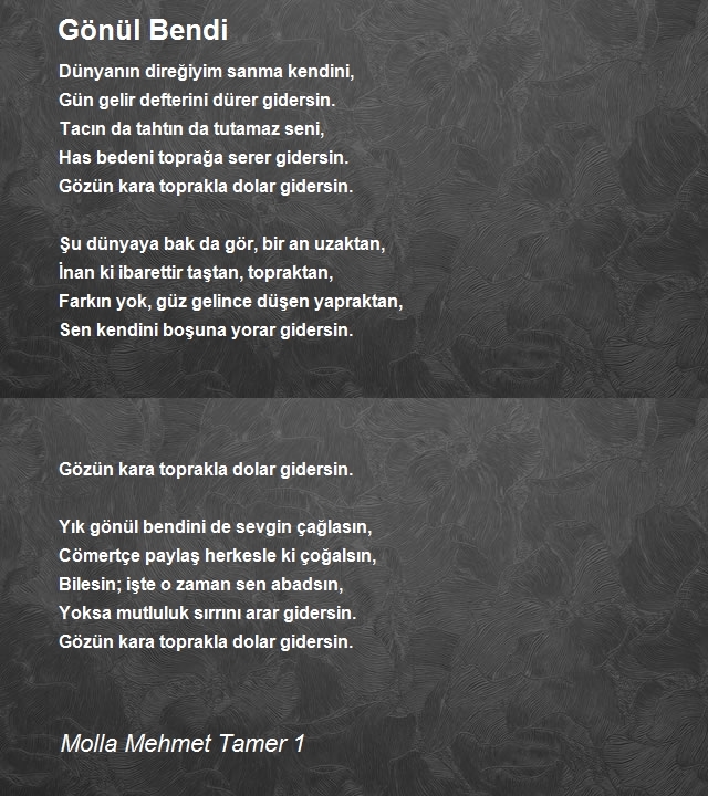 Molla Mehmet Tamer 1