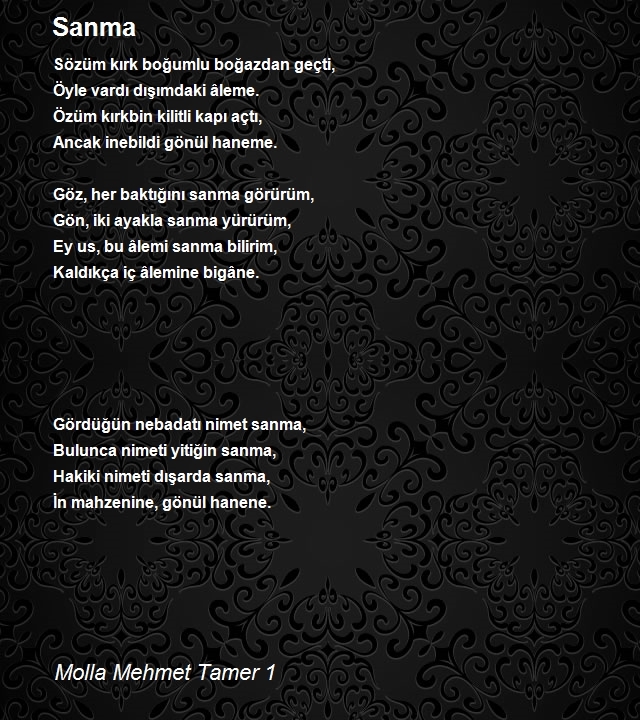 Molla Mehmet Tamer 1