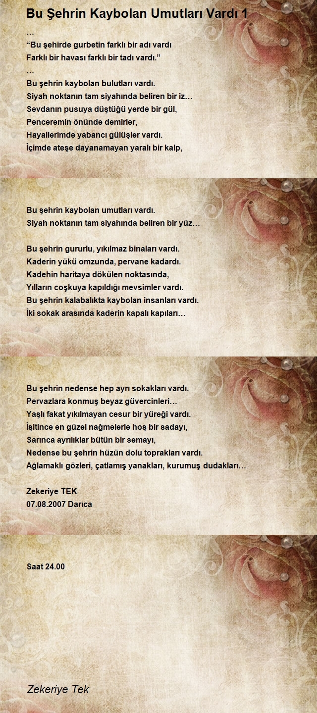 Zekeriye Tek