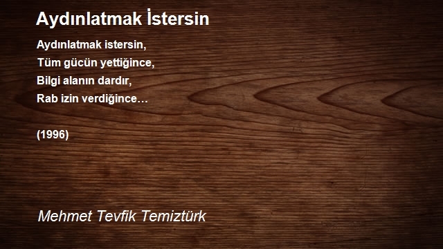 Mehmet Tevfik Temiztürk