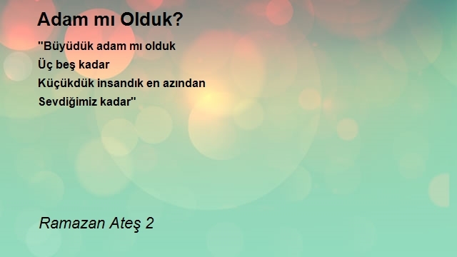 Ramazan Ateş 2