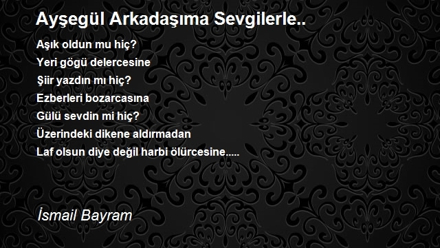 İsmail Bayram