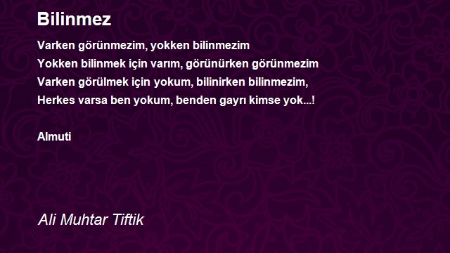 Ali Muhtar Tiftik 