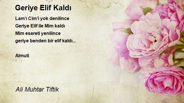 Ali Muhtar Tiftik 