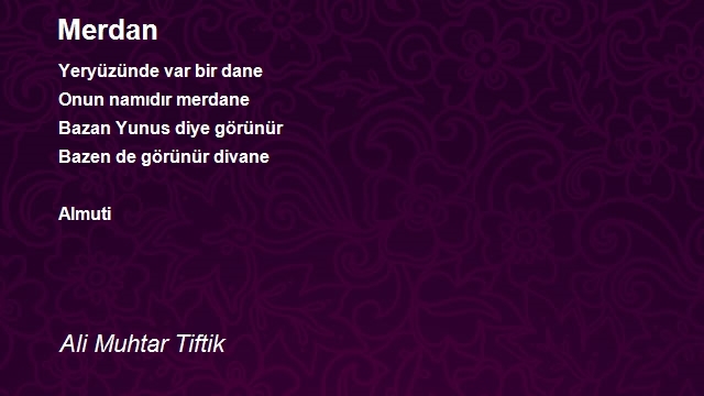 Ali Muhtar Tiftik 