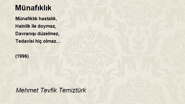 Mehmet Tevfik Temiztürk