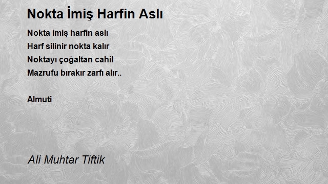 Ali Muhtar Tiftik 