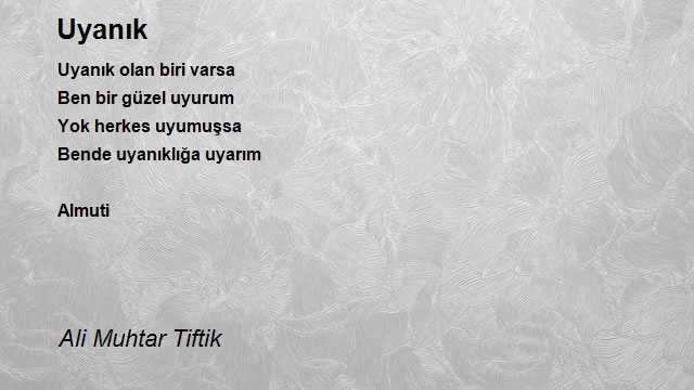 Ali Muhtar Tiftik 