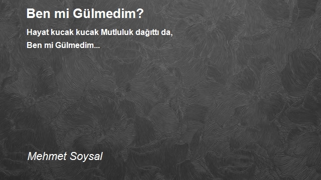 Mehmet Soysal