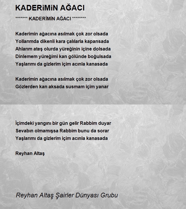 Reyhan Altaş Şairler Dünyası Grubu