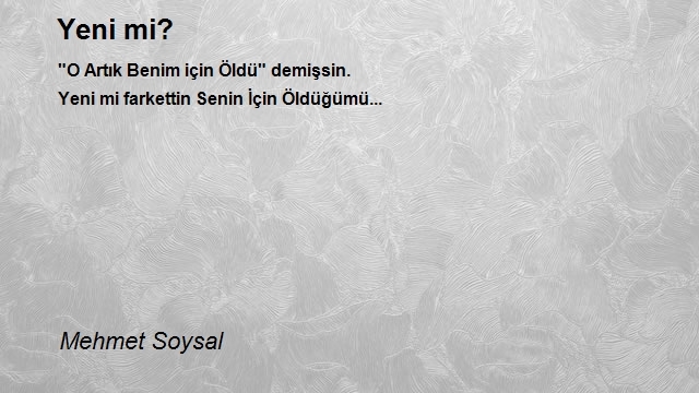 Mehmet Soysal