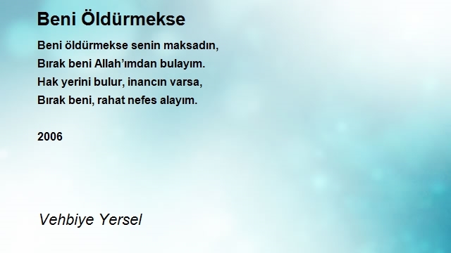 Vehbiye Yersel